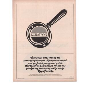 Koratron Permanent Press Magazine Advertisement 1968 Vintage Clothing Fashion